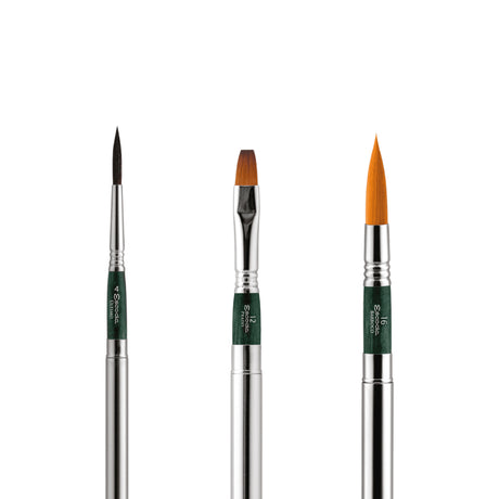 Escoda sintetinių teptukų kelioninis rinkinys, 3 vnt.