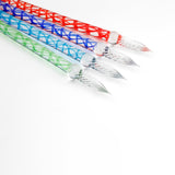 Jacques Herbin stiklinis plunksnakotis-rašiklis, tiesus, 16 cm