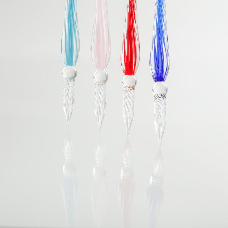 Jacques Herbin Glass Nib Pen, Twisted, 18 cm