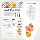 Copic Ciao Layer & Mix Brilliant markerių ir popieriaus rinkinys pradedantiesiems