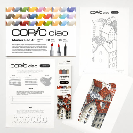 Copic Ciao Layer & Mix Architect Starter Pack