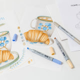 Copic Ciao Layer & Mix Cozy markerių ir popieriaus rinkinys pradedantiesiems