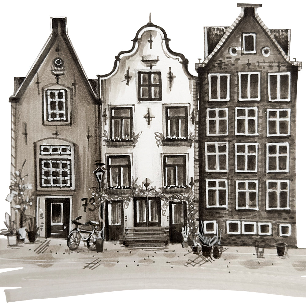 Copic Ciao SHADE markerių rinkinys Dark Warm Gray, 4 vnt.