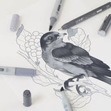 Copic Ciao SHADE markerių rinkinys Dark Cool Gray, 4 vnt.