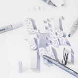 Copic Ciao SHADE markerių rinkinys Light Cool Gray, 4 vnt.