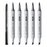 Copic Ciao SHADE markerių rinkinys Cool Gray&Black, 6 vnt.