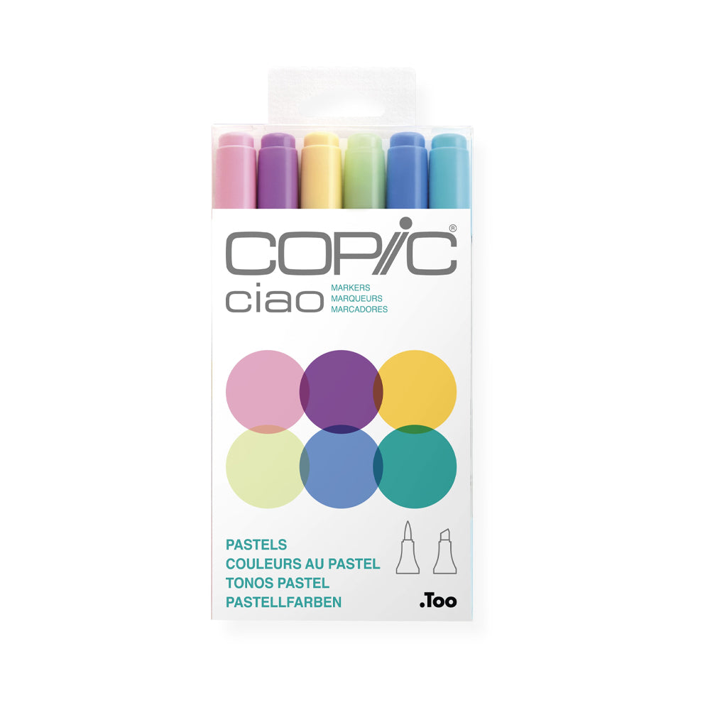 Copic Ciao Theme markerių rinkinys Pastels, 6 vnt.