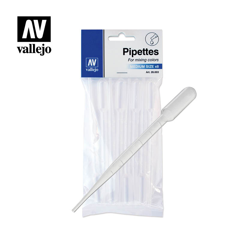 Vallejo pipetės, 8x3 ml