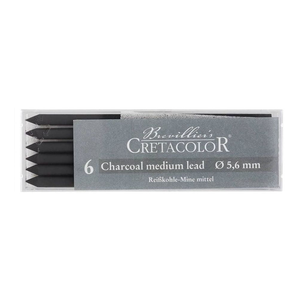 Cretacolor Charcoal Leads, 5.6 mm