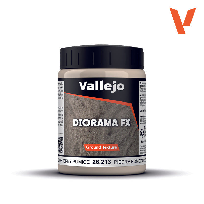 Vallejo Diorama FX - Rough Grey Pumice tekstūra, 200 ml