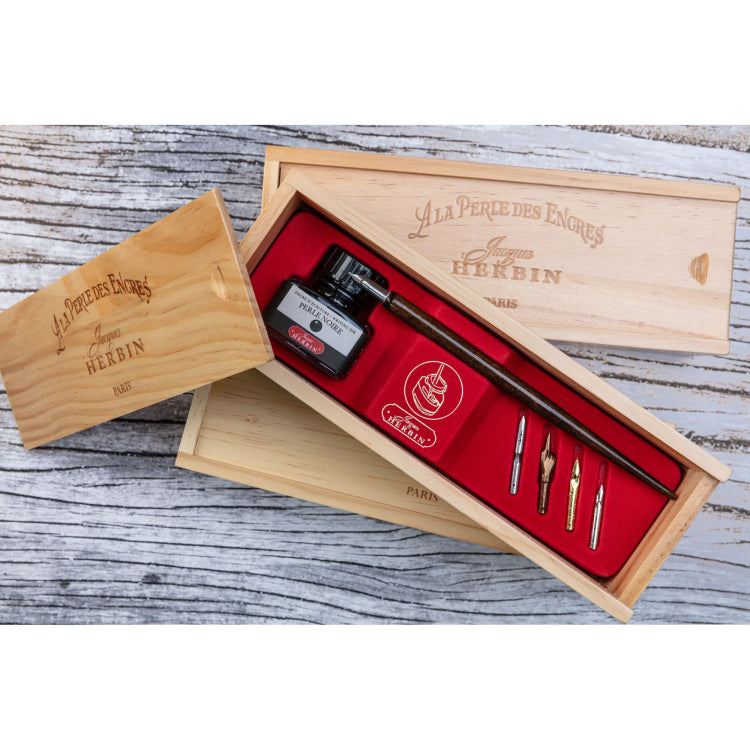 Jacques Herbin Pearl of the Inks Calligraphy Set