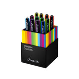 Karin Brushmarker PRO markerių rinkinys | 12 neoninių spalvų