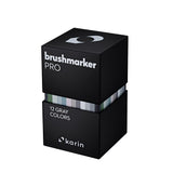 Karin Brushmarker PRO Markers Set | 12 Grey Colours