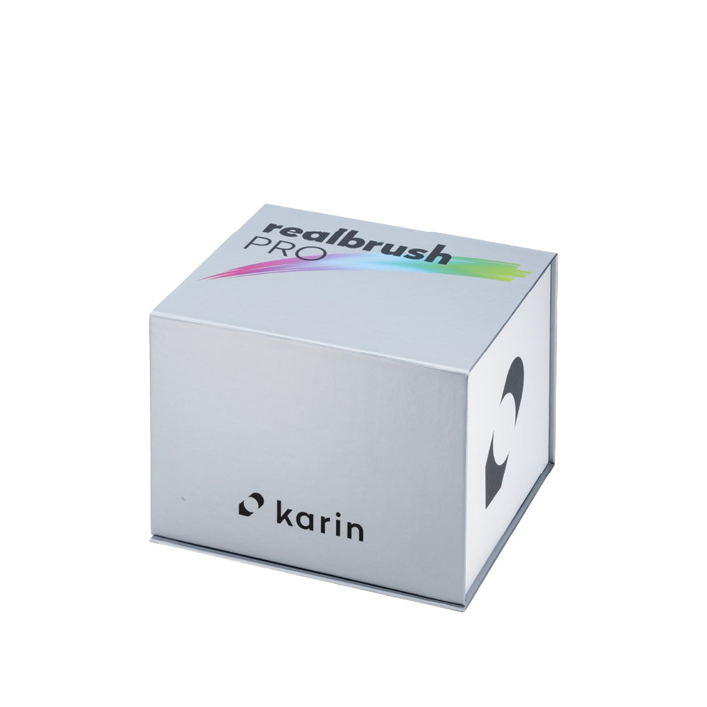 Karin Realbrush PRO | Mega Box markerių rinkinys | 60 spalvų + 3 blenderiai