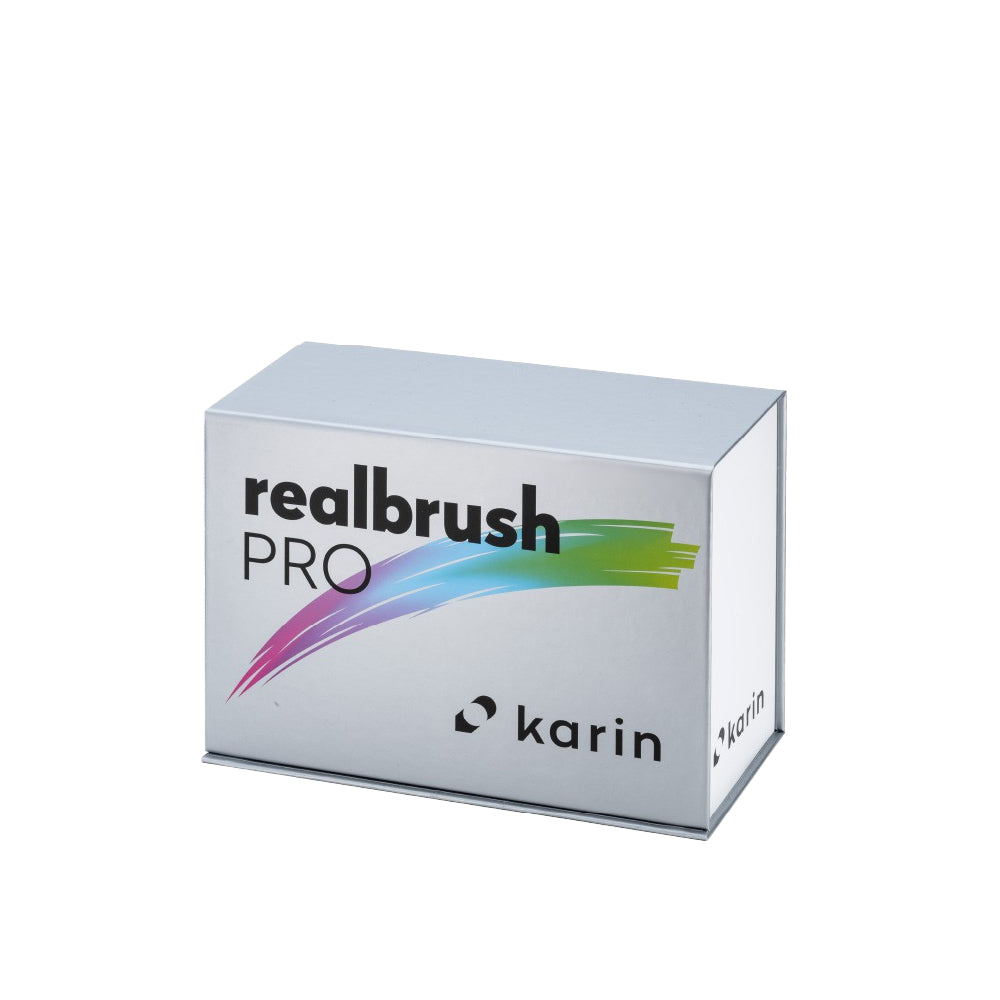 Karin Realbrush PRO | Mini Box PLUS markerių rinkinys | 26 spalvos + 1 blenderis