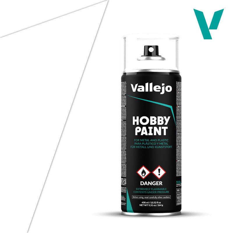 Vallejo Hobby Paint Spray Surface Primer, 400 ml