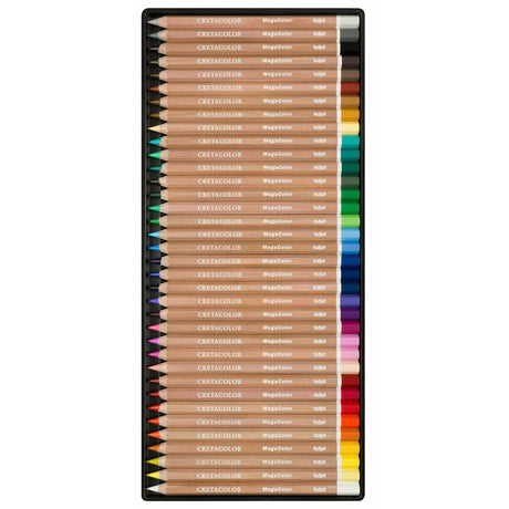 Cretacolor MegaColor spalvotų pieštukų rinkinys, 36 spalvos