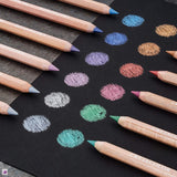 Cretacolor Metallic & Black piešimo rinkinys, 14 vnt.