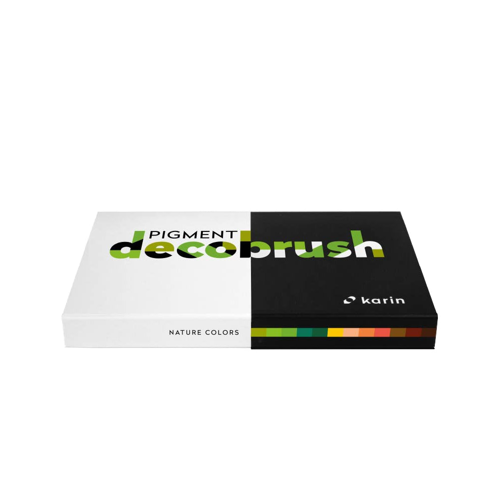 Karin Pigment Decobrush gamtos spalvų rinkinys | 12 spalvų