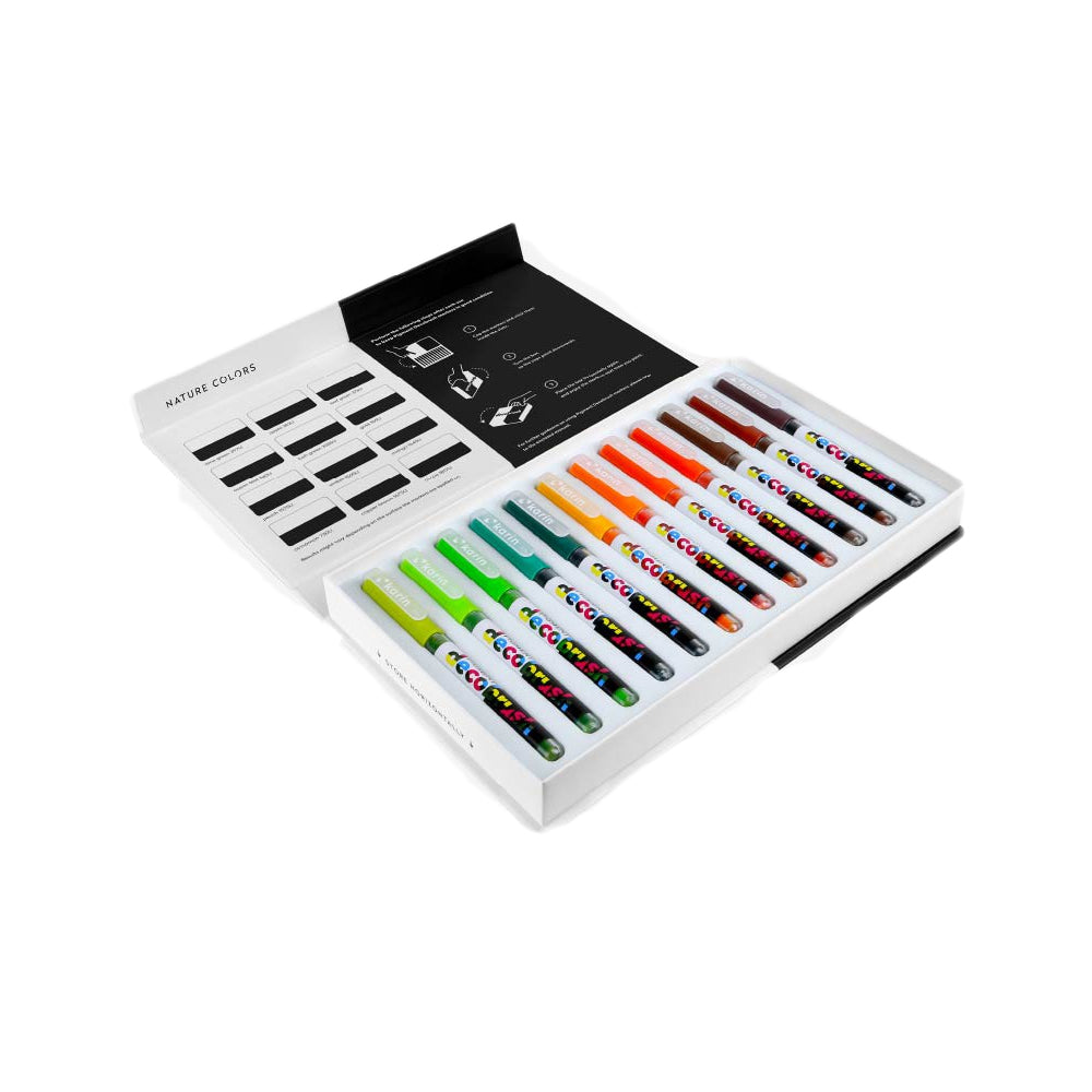 Karin Pigment Decobrush gamtos spalvų rinkinys | 12 spalvų