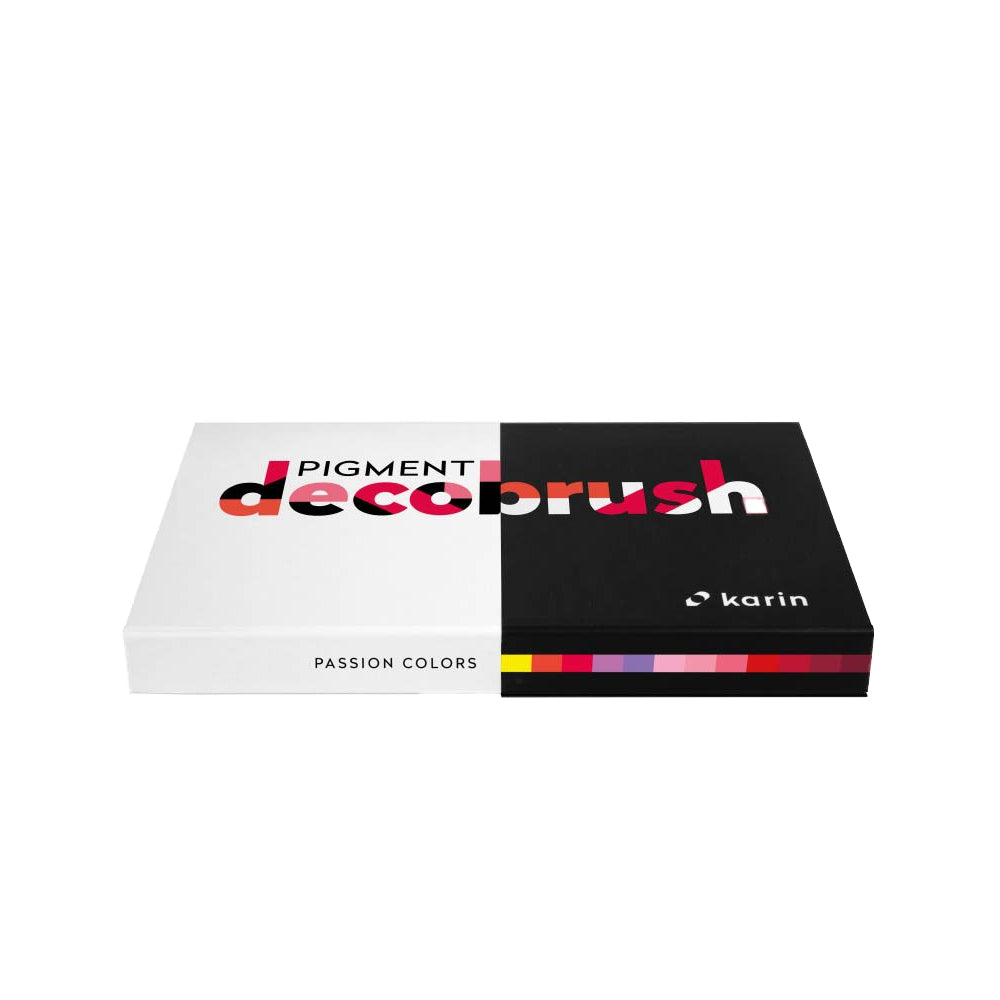 Karin Pigment Decobrush ugninių spalvų rinkinys | 12 spalvų