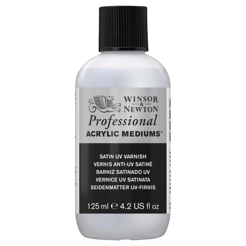 Winsor & Newton Professional satininis UV lakas akrilinei tapybai, 125 ml