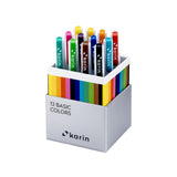 Karin Realbrush PRO Basic markerių rinkinys | 12 spalvų