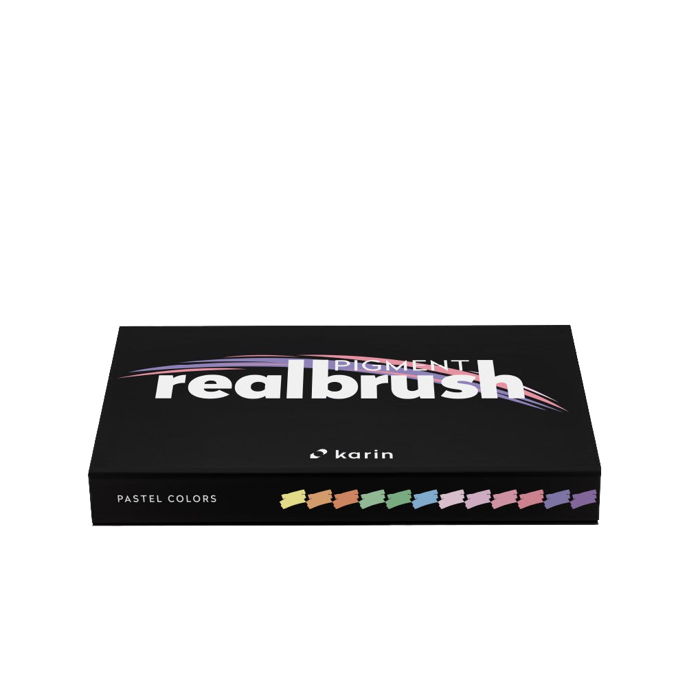 Karin Realbrush PIGMENT pastelinių spalvų rinkinys | 12 spalvų