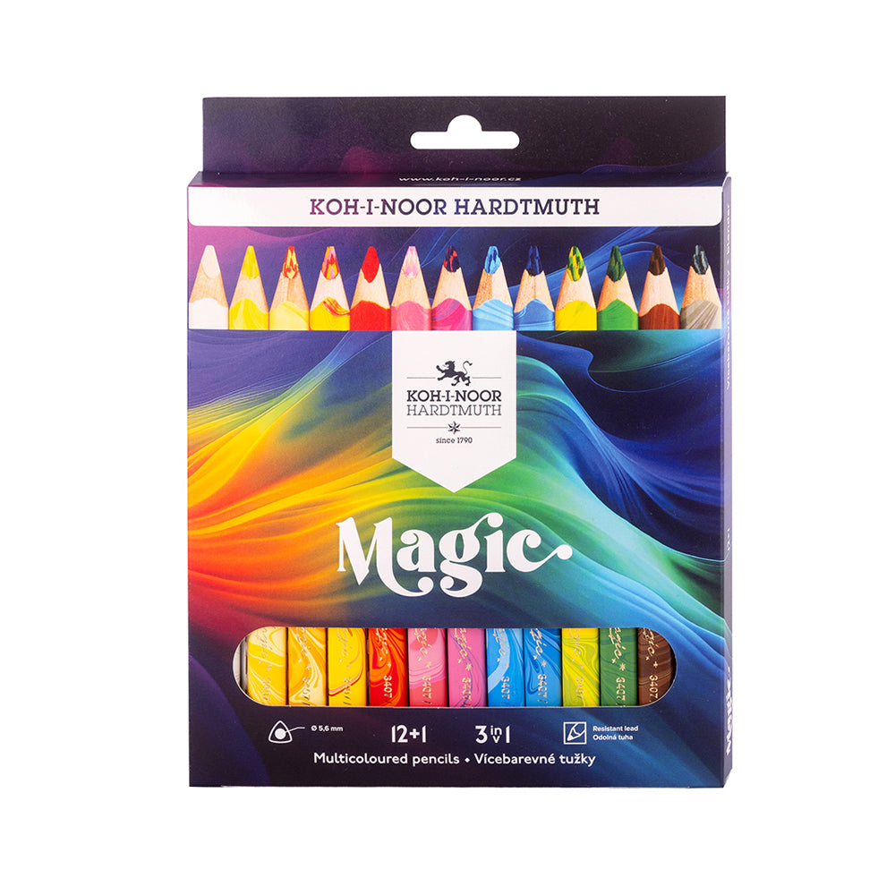 Koh-I-Noor Magic Multicoloured Pencils Set, 13 pcs.