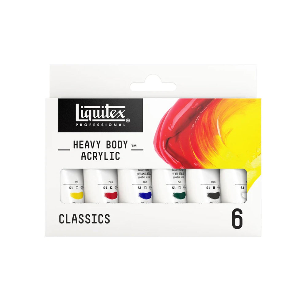 Liquitex Heavy Body akrilinių dažų rinkinys, 6x22 ml