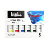 Liquitex Heavy Body Acrylic Paint Set, 6x59 ml