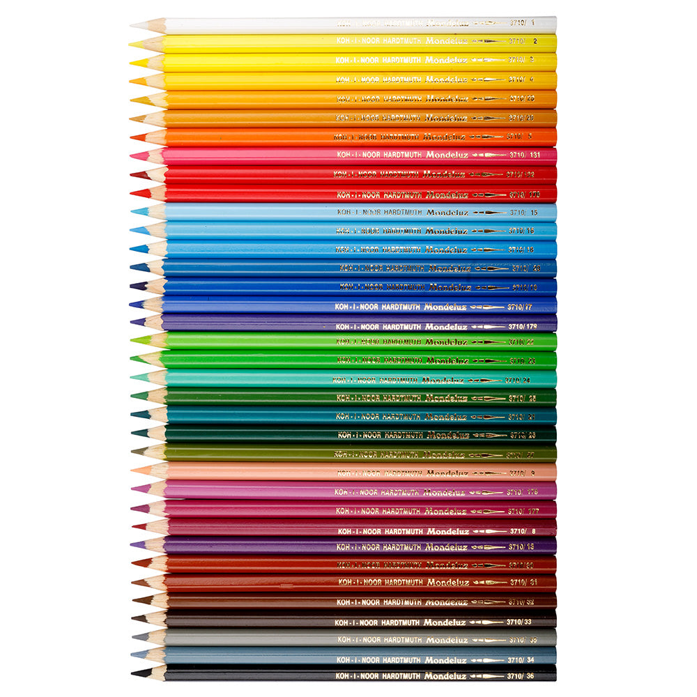 Koh-I-Noor Mondeluz Aquarelle Coloured Pencils Set, 36 pcs.