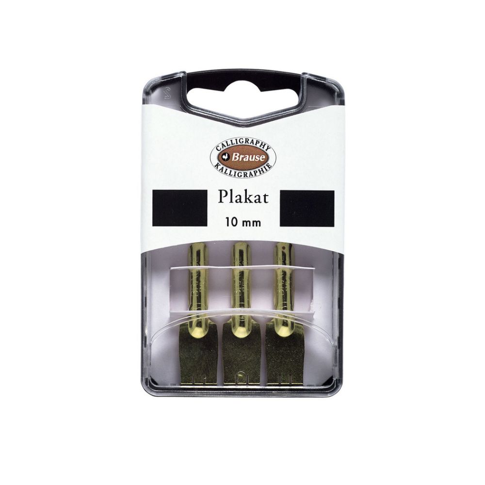 Brause Writing Nibs for Nib Holders, Plakat, 3 pcs