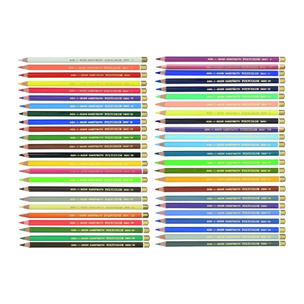 Koh-I-Noor Polycolor Coloured Pencils Set, 48 pcs.