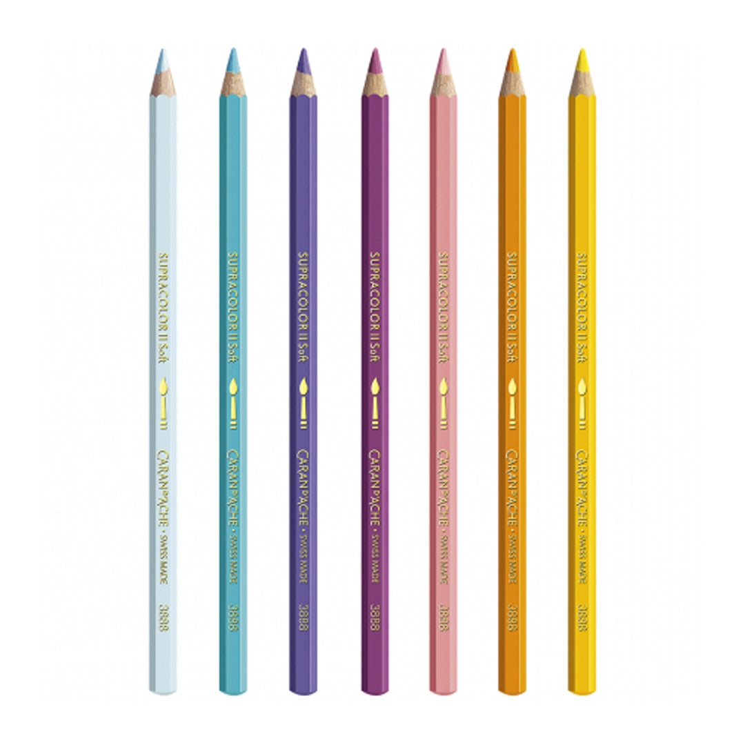 Caran d'Ache SUPRACOLOR™ Aquarelle spalvoti akvareliniai pieštukai