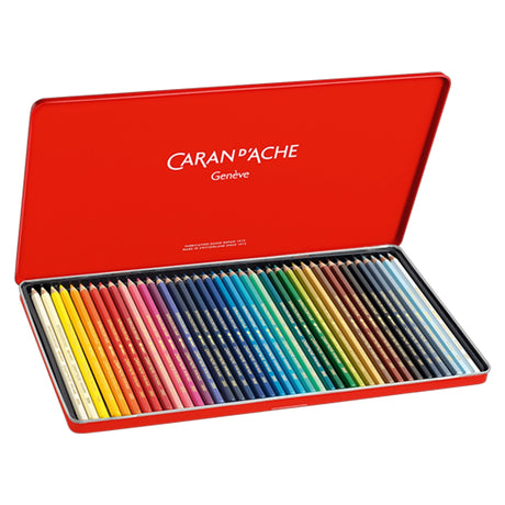 Caran d'Ache SUPRACOLOR™ Aquarelle spalvotų akvarelinių pieštukų rinkinys, 40 vnt.