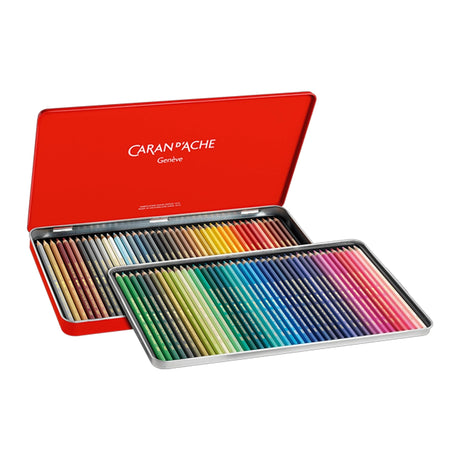 Caran d'Ache SUPRACOLOR™ Aquarelle spalvotų akvarelinių pieštukų rinkinys, 80 vnt.