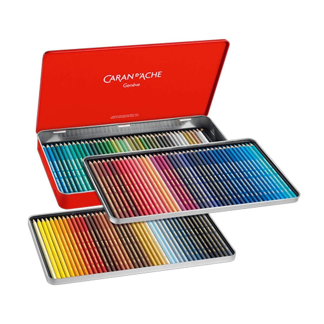Caran d'Ache SUPRACOLOR™ Aquarelle spalvotų akvarelinių pieštukų rinkinys, 120 vnt.