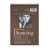 Strathmore Drawing Medium 400 Series spiralinis popieriaus bloknotas, 130 gsm, 24 lapai