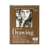 Strathmore Drawing Medium 400 Series spiralinis popieriaus bloknotas, 130 gsm, 24 lapai
