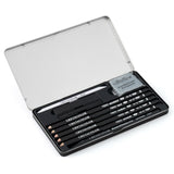 Cretacolor Deep Black rinkinys piešimui ir eskizavimui, 10 vnt.