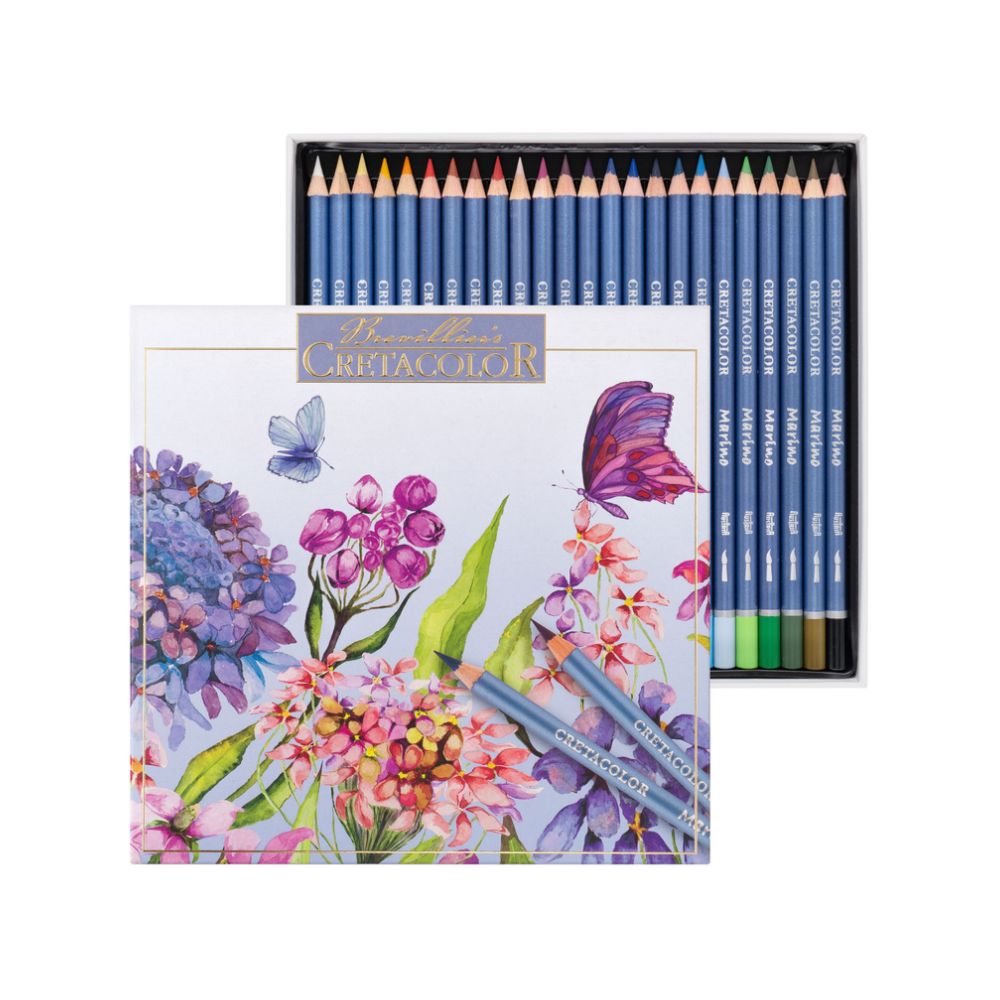 Cretacolor Garden Symphony watercolour pencil set, 24 pcs