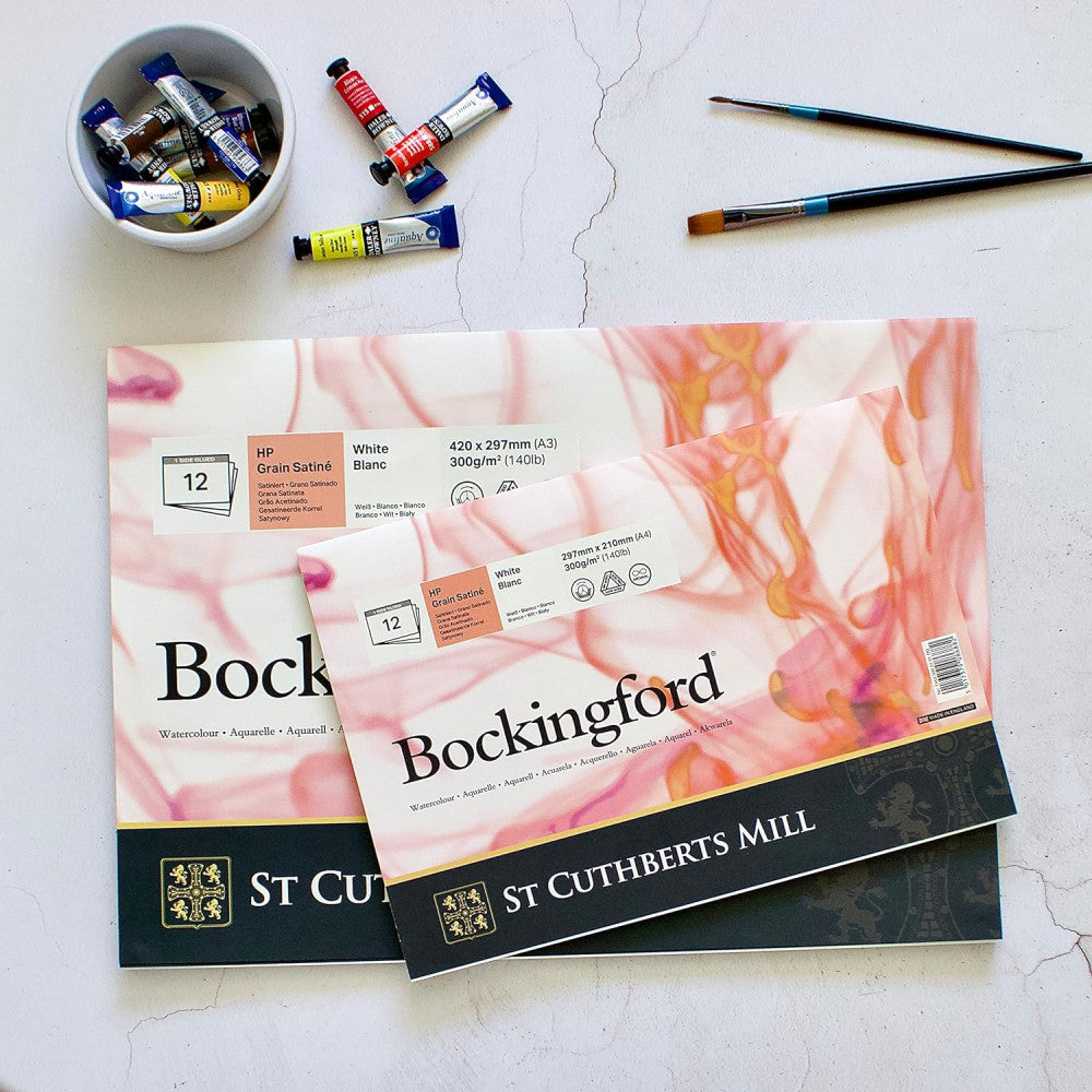 Bockingford Watercolour Paper Block, 12 Sheets, 300 gsm