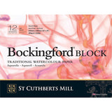 Bockingford Watercolour Paper Block, 12 Sheets, 300 gsm