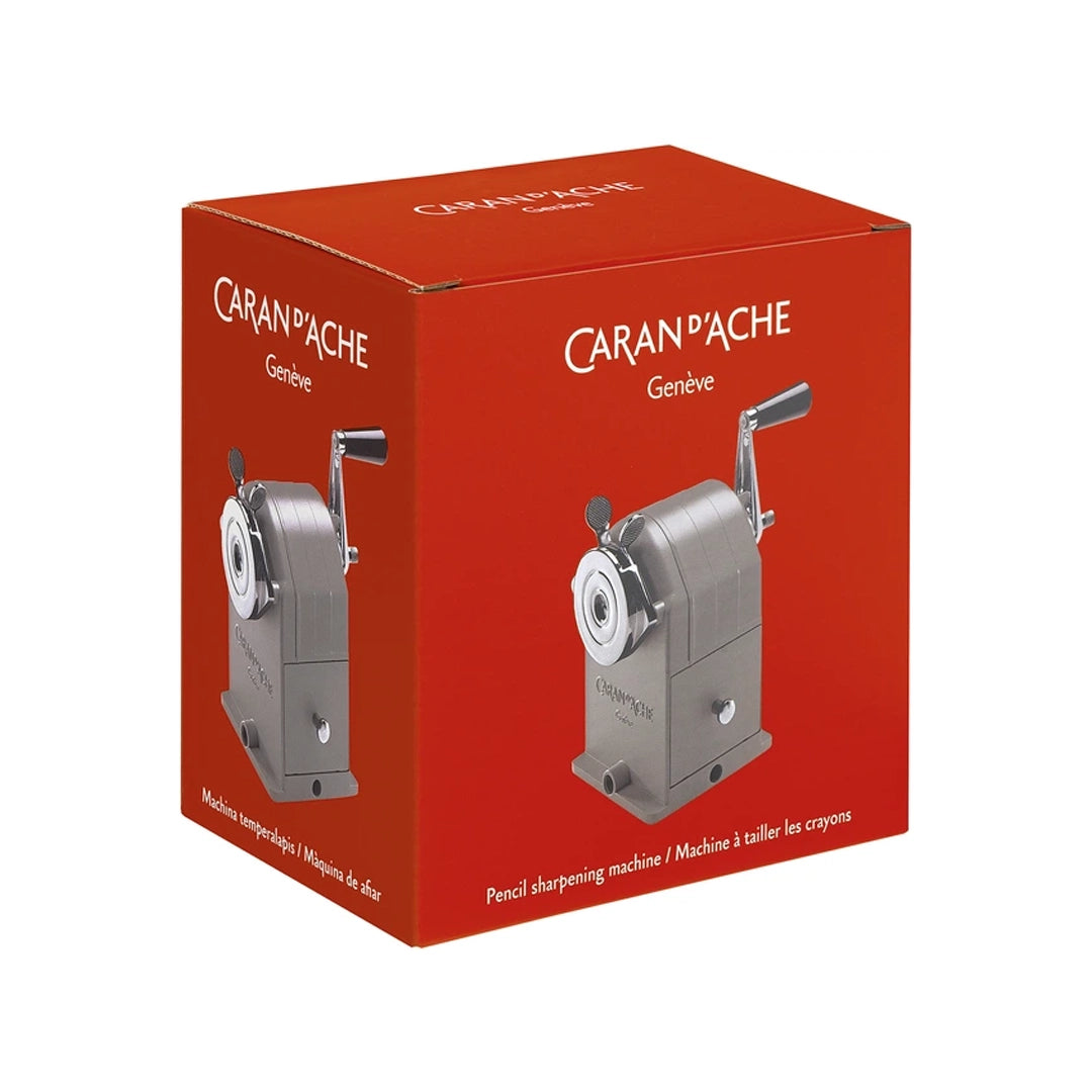 Caran d'Ache metalinis stalinis drožtukas pieštukams