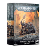 Warhammer 40,000 Space Marines: Chaplain on Bike miniatiūros surinkimo rinkinys