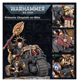 Warhammer 40,000 Space Marines: Chaplain on Bike miniatiūros surinkimo rinkinys