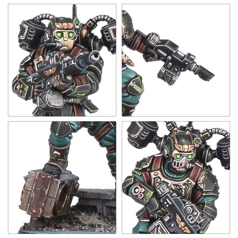 Warhammer 40,000 Kill Team Hivestorm miniatiūrų, knygos ir kortų rinkinys