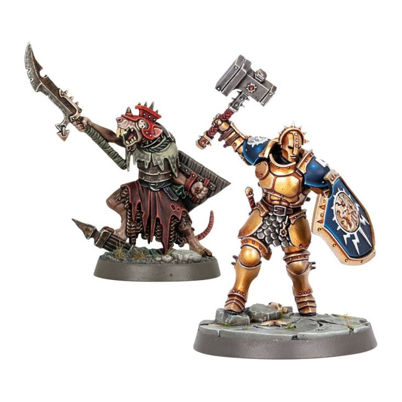 Warhammer Getting Started with Age of Sigmar mokomoji knyga + 2 miniatiūros