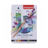 Bruynzeel Expression Watercolour Pencil Tin, 12 pcs.
